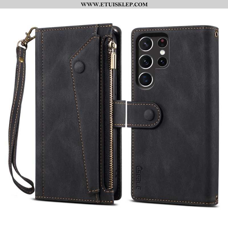 Etui Folio do Samsung Galaxy S22 Ultra 5G Wielofunkcyjne